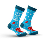 Yes I'm A Nurse Socks Image