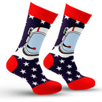 American Astronaut Socks Image