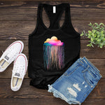 Rainbow Rain Women's Tank Top Image