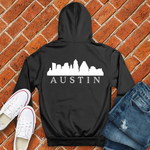 Austin on my back Alternate Hoodie Image