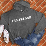 Cleveland Distressed Hoodie Image