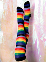 Rainbow Knee High Socks Image