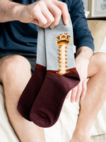 Angry Ostrich Socks Image