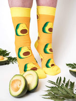 Yellow Avocado Socks Image