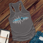 Music Sound Wave Women's Tank Top Image