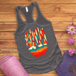 Vertical Sunset Women's Tank Top Image