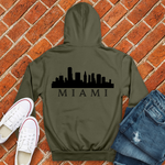MIAMI on my back Hoodie Image