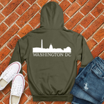 DC on my back Alternate Hoodie Image