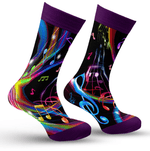 Musical Notes Socks Image