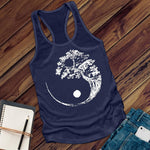 Yin Yang Bonsai Tree Women's Tank Top Image