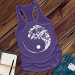 Yin Yang Bonsai Tree Women's Tank Top Image