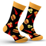 Hamburger & Fries Socks Image